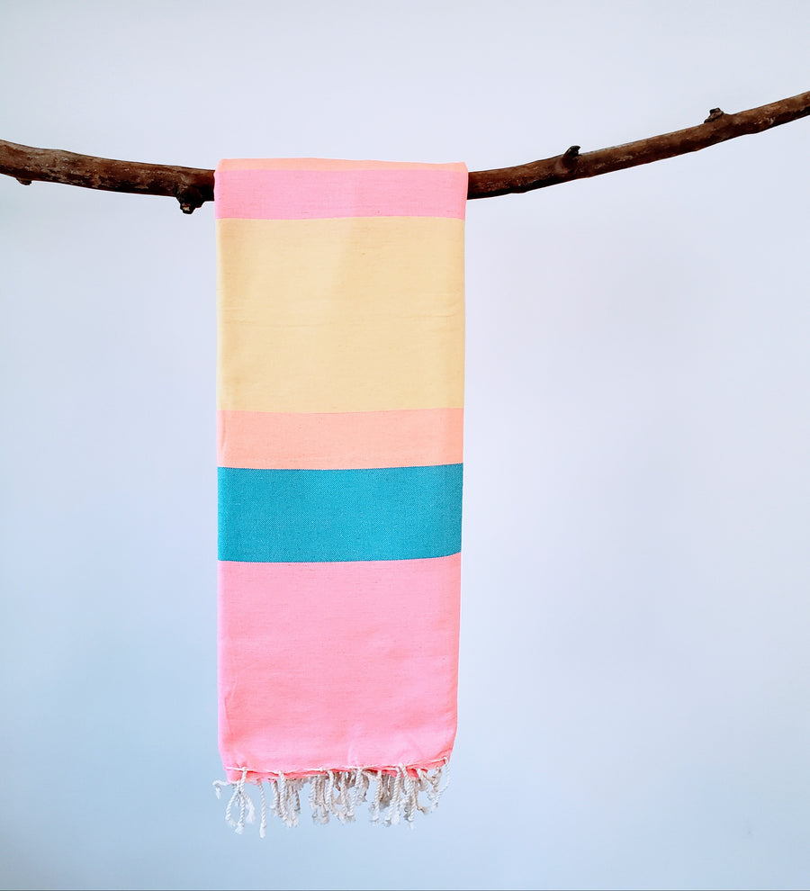 High-quality Turkish towel known for its quick-drying and durable properties