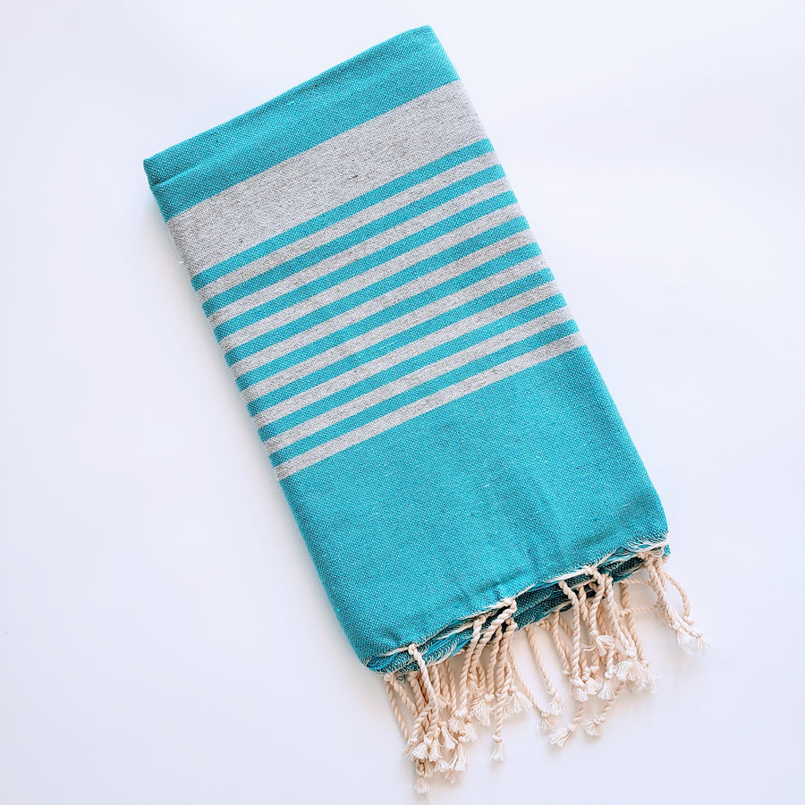 High-quality Turkish towel in vibrant colors