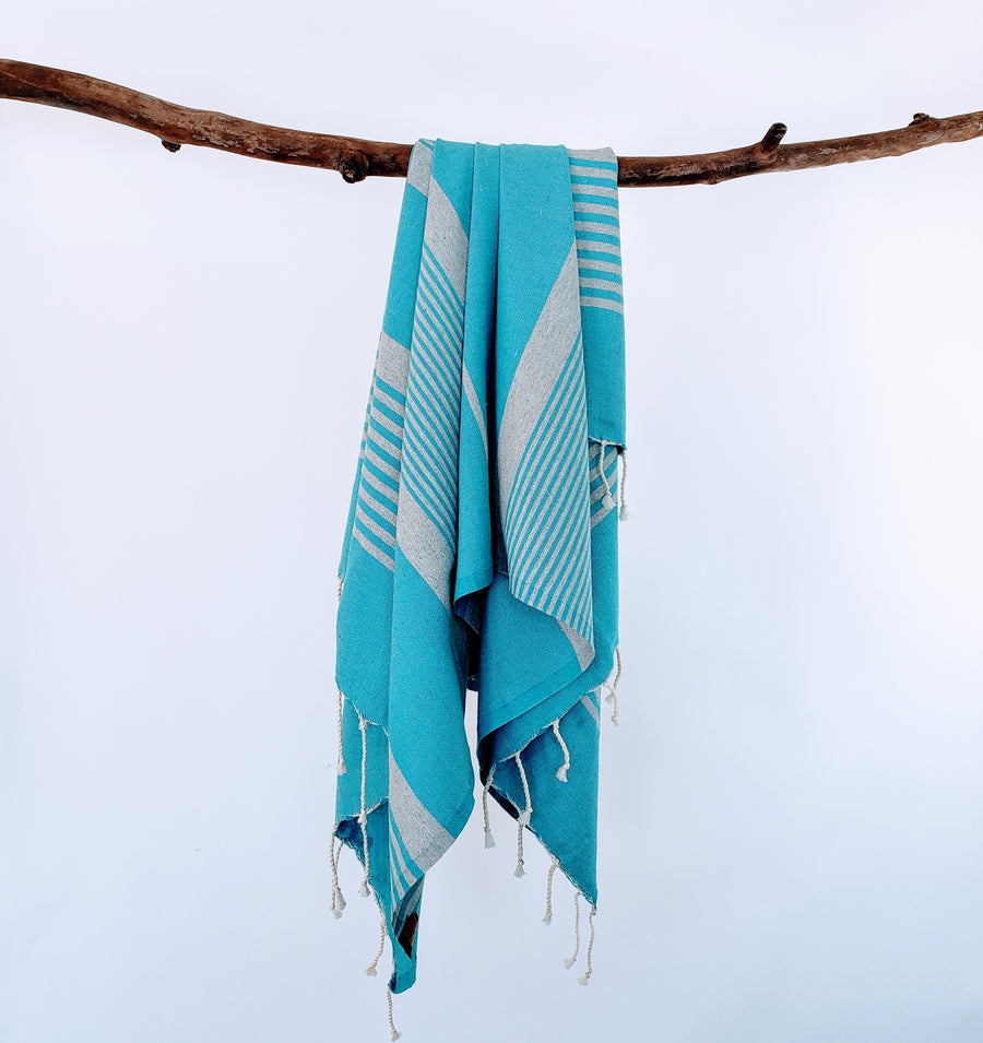 High-quality Turkish towel in vibrant colors