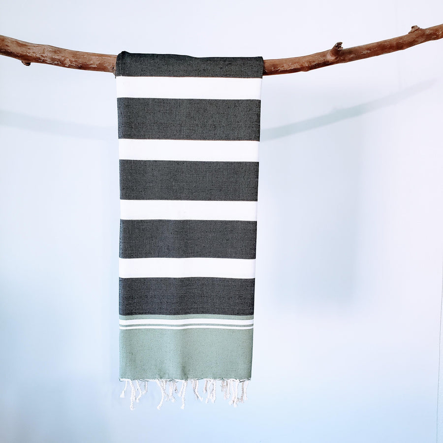 Turkish cotton towel in bold color