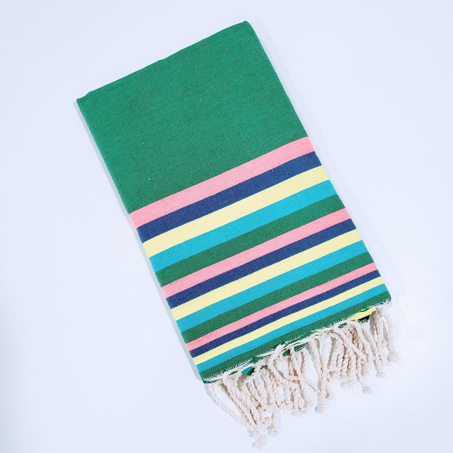 High-quality Turkish towel in vibrant colors