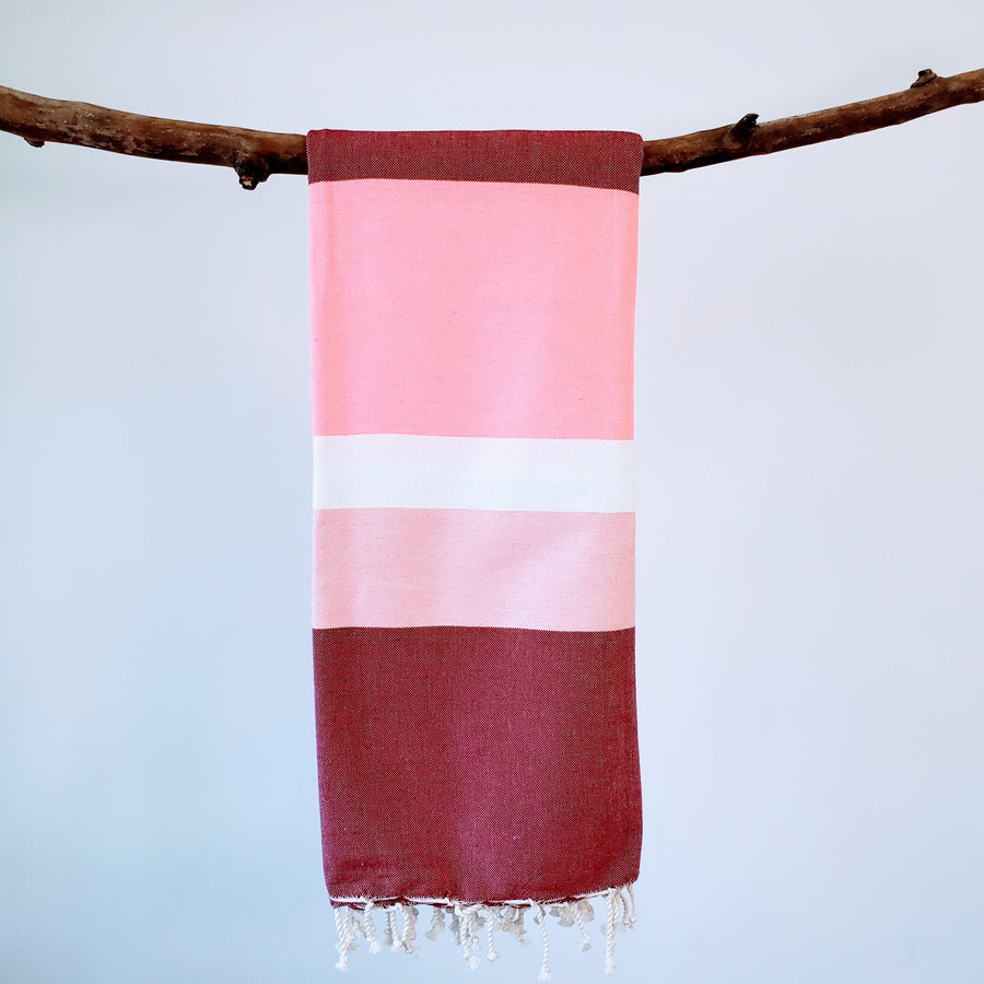 High-quality Turkish towel in vibrant colors