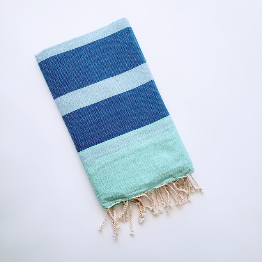 Turkish cotton towel in vibrant color