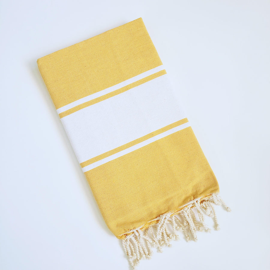 Turkish cotton towel in bold color