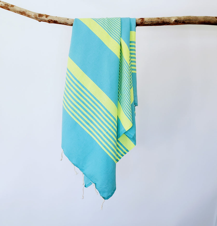 High-quality Turkish towel in vibrant colors