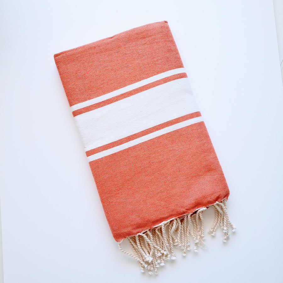 High-quality Turkish towel in vibrant colors