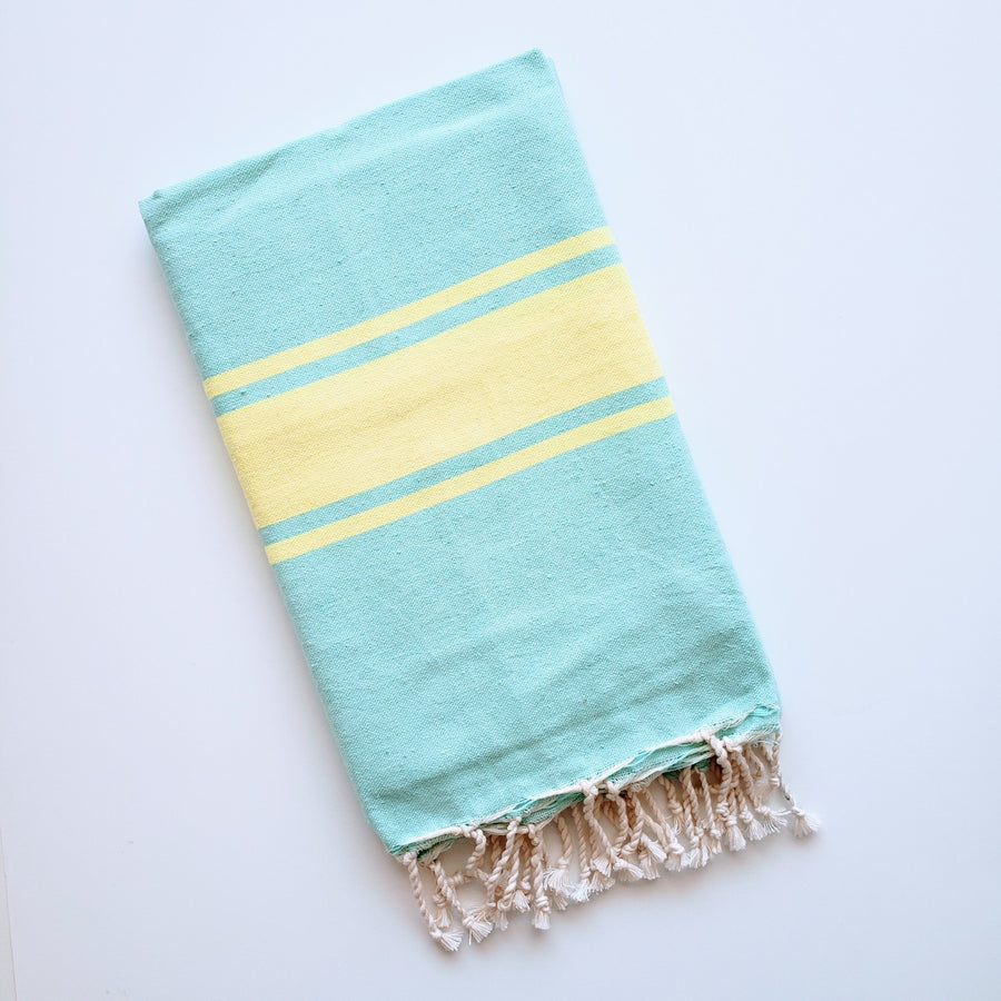 Turkish cotton towel in vibrant color