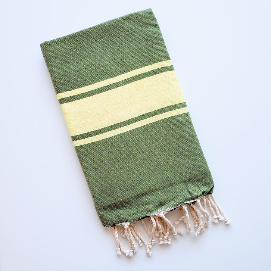 Cotton Turkish towel in natural color