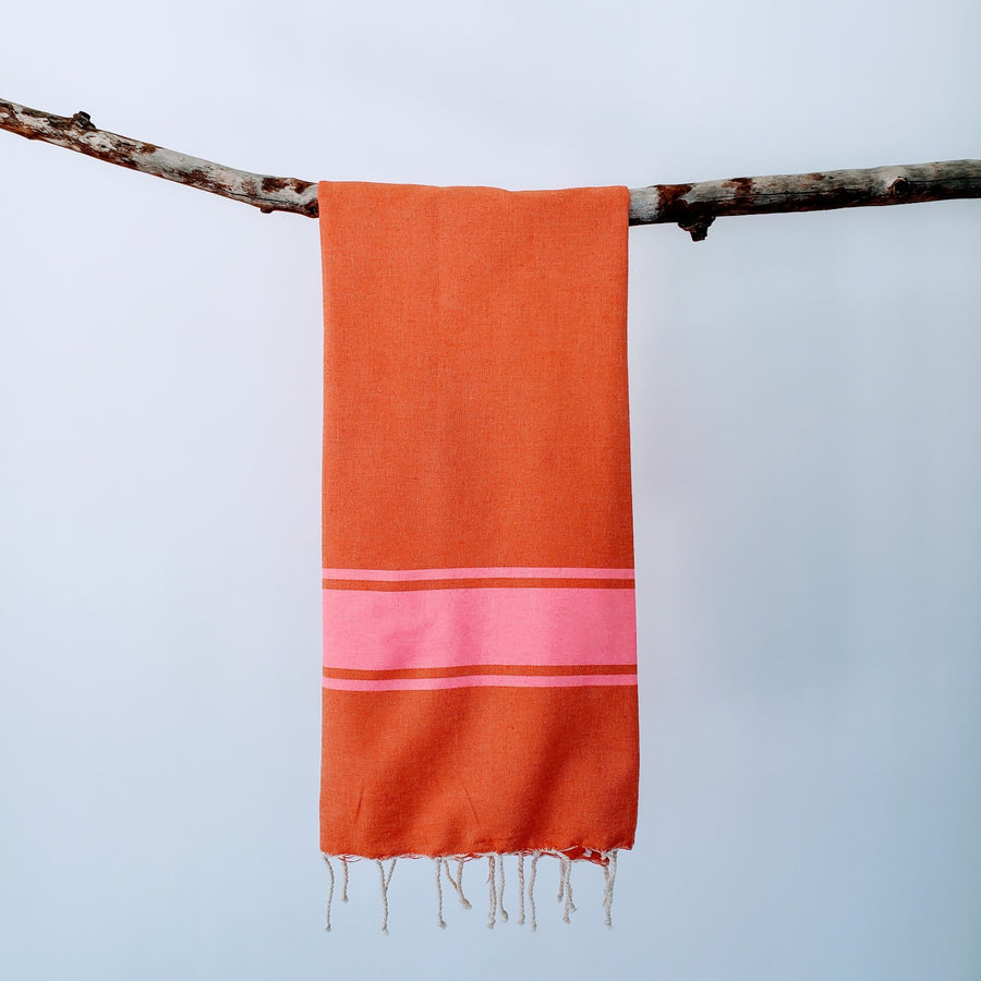 High-quality Turkish towel in vibrant colors