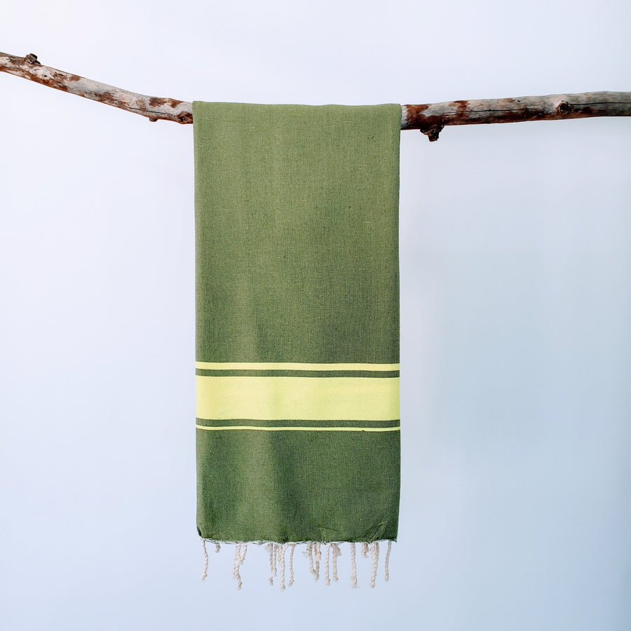 Cotton Turkish towel in natural color