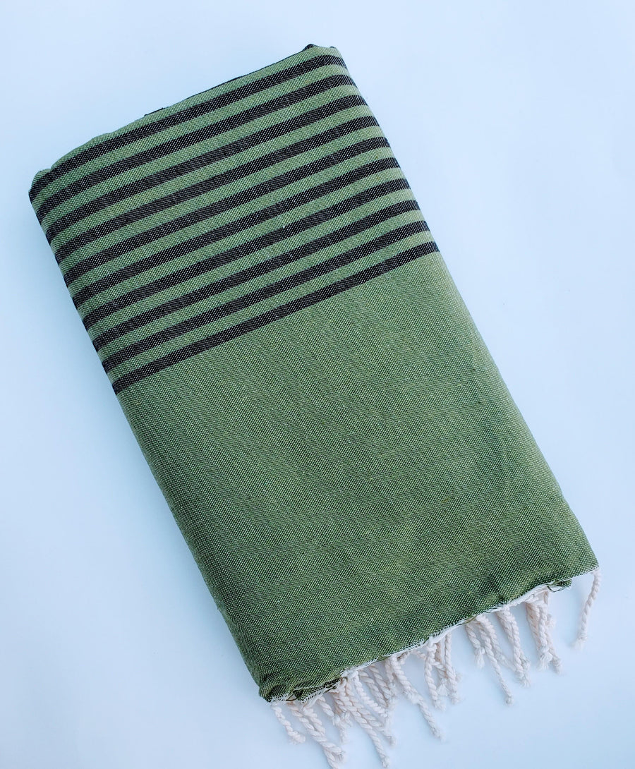 Turkish cotton towel in bold color