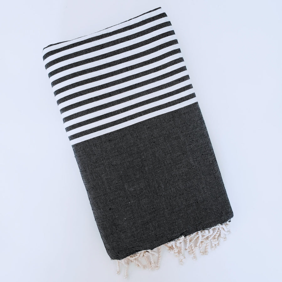 Turkish cotton towel in bold color