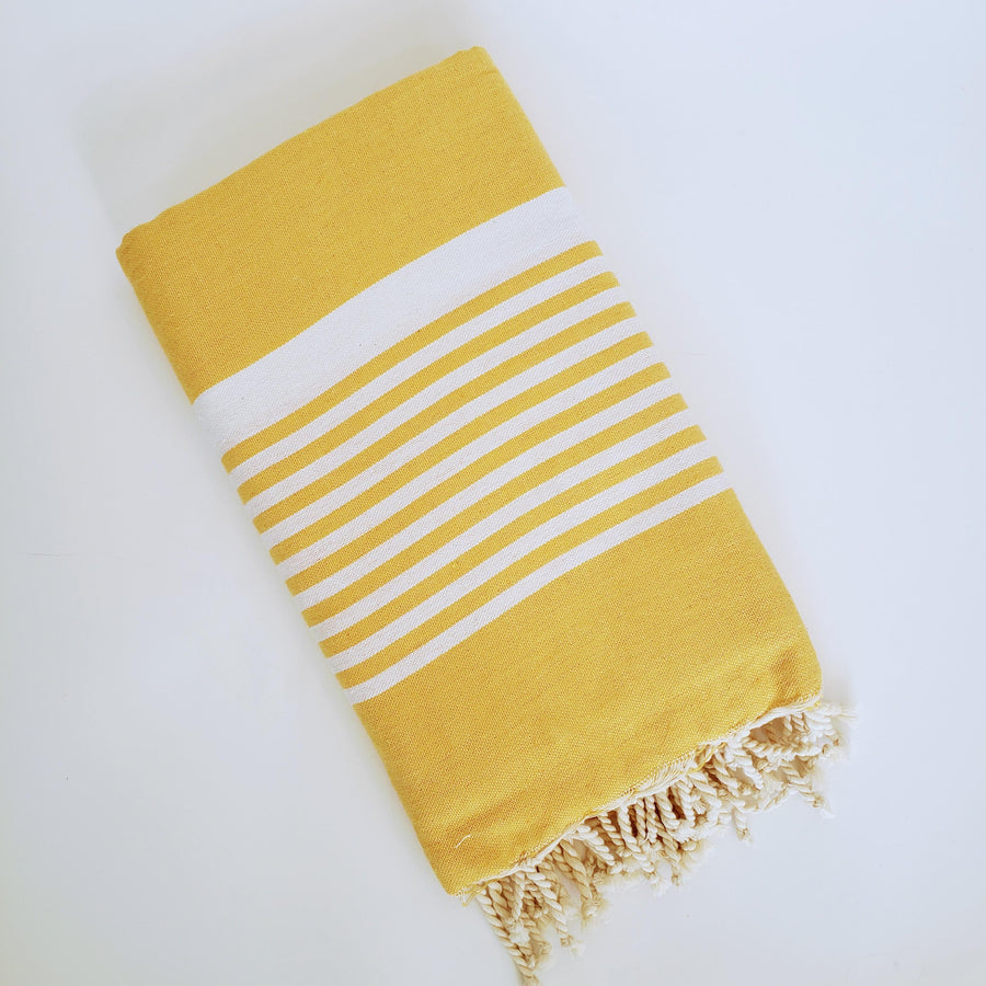 Arthur yellow double sized towel 