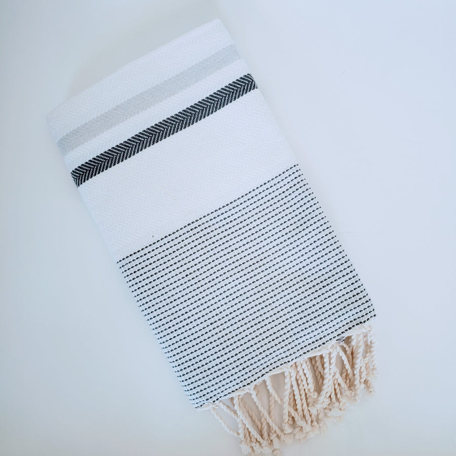 High-quality Turkish towel known for its quick-drying and durable properties