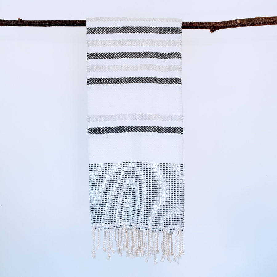 High-quality Turkish towel known for its quick-drying and durable properties