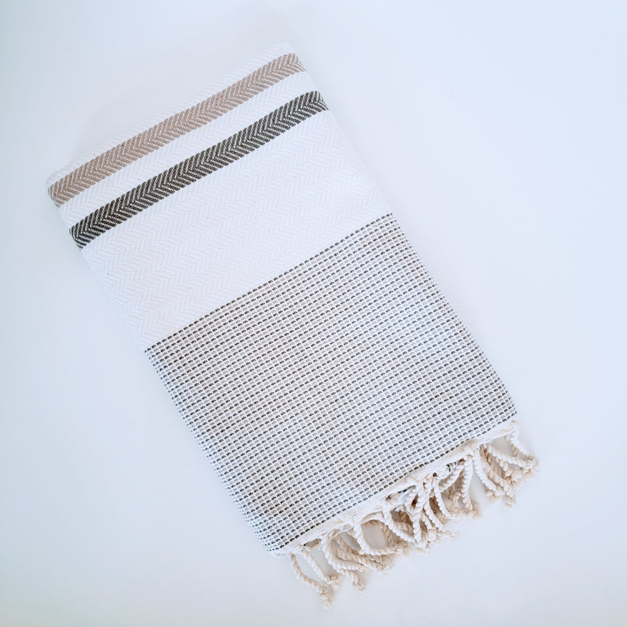 High-quality Turkish towel known for its quick-drying and durable properties