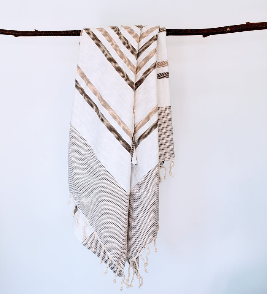 High-quality Turkish towel known for its quick-drying and durable properties